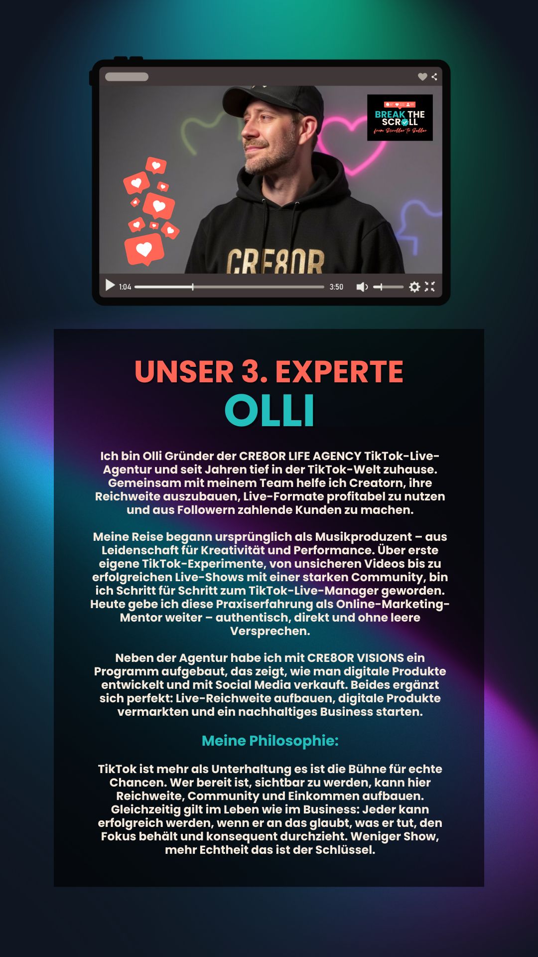 Original-Expertenprofil Oliver Märtens – Dein TikTok Experte mit eigener Agentur